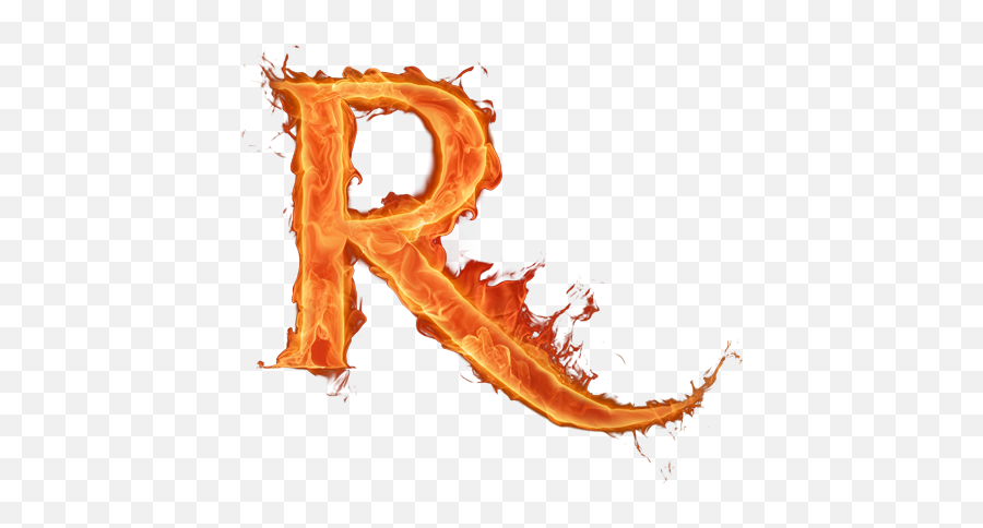 Alfabeto Hecho Con Fuego - Letter R Fire Png,Fogo Png