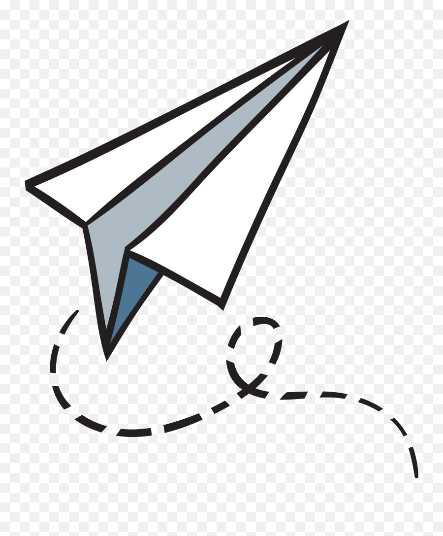 Transparent Paper Airplane Clipart Png - Paper Plane Clipart Png,Airplane Png