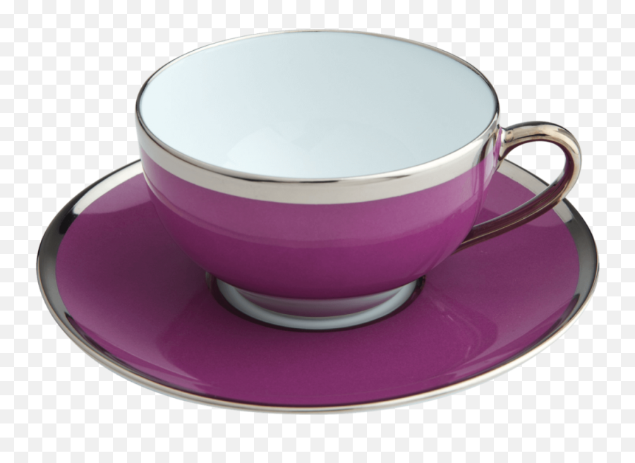 Round Tea Cup Saucer - Saucer Png,Tea Cup Transparent