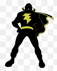 Clip Art Superhero Silhouette - png