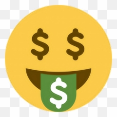 Money Face Emoji Png Images Collection