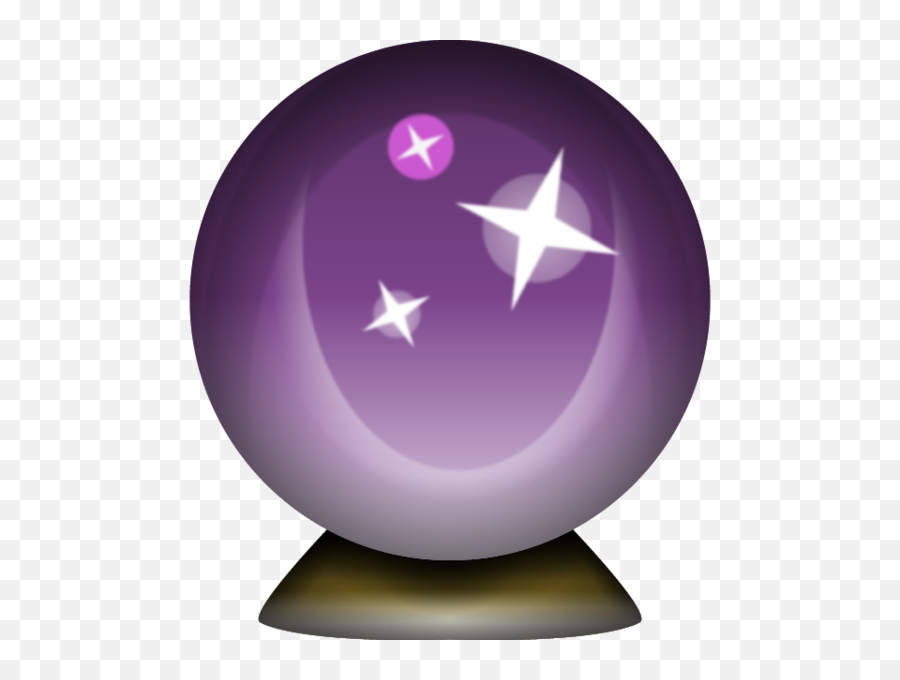 Purple Emoji Png 8 Image - Magic Ball Emoji Png,Purple Emoji Png