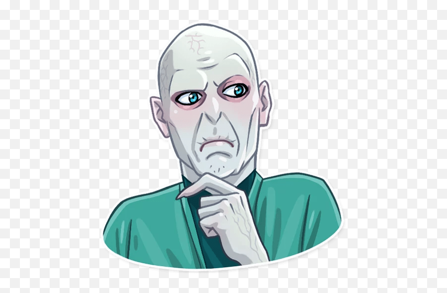 Lord Stickers Set For Telegram - Voldemort Sticker Png,Voldemort Png