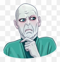 Lord Stickers Set For Telegram - Voldemort Sticker Png,Voldemort Png