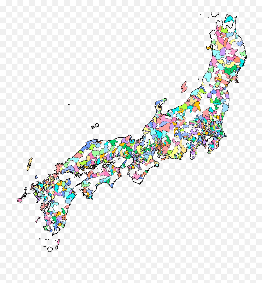 Japan Map Png Image - Japonya Ehirleri,Japan Map Png