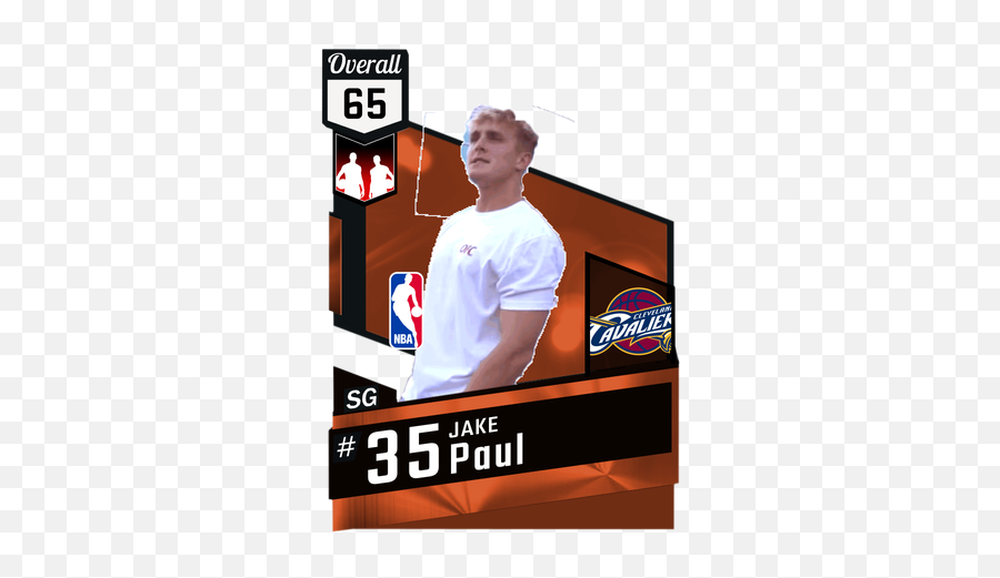 Jake Paul - Nba 2k17 Custom Card 2kmtcentral Nba My Team Cards Png,Jake Paul Transparent