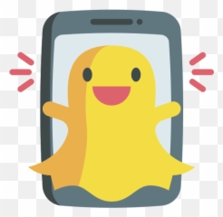 Snapchat - Free social media icons Smiley png