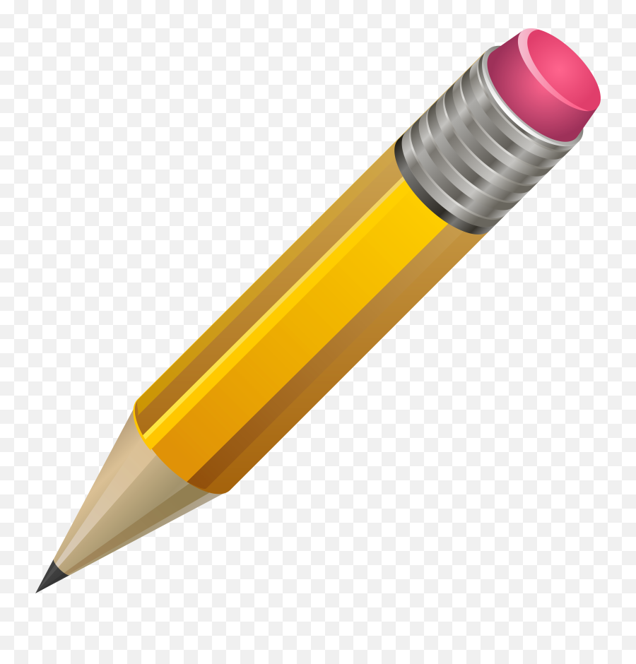 School Clipart Pencil - Sharp Pencil Clip Art Png,Pencil Clipart Png