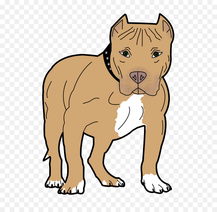 Bull Staffordshire - Transparent Pitbull Dog Clipart Png,Pitbull Png