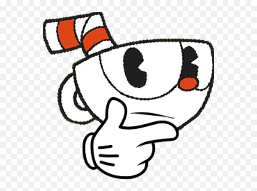 Cuphead Thinking Face Emoji Know Your Meme - Cuphead Head Png,Cuphead Png
