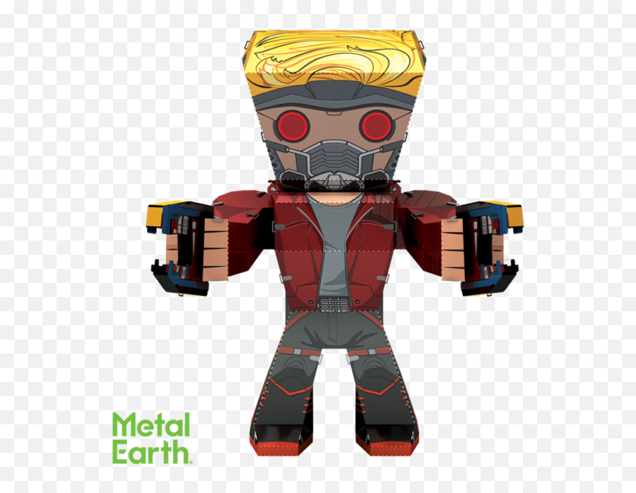 Fascinations Metal Earth Marvel 007 Guardians Of The Galaxy Star - Lord 3d Kit Png,Guardians Of The Galaxy Transparent