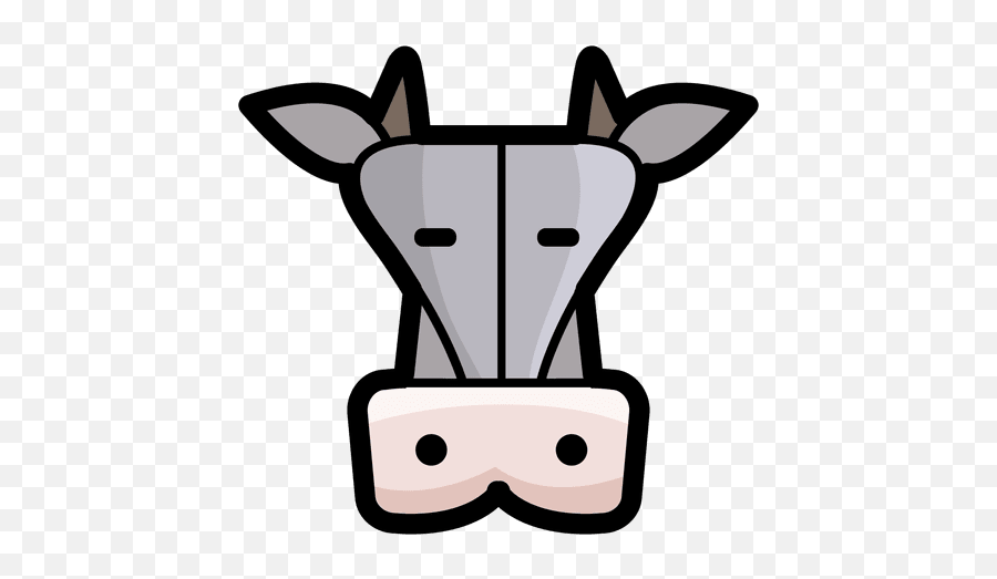 Cow Head - Clip Art Png,Cow Head Png