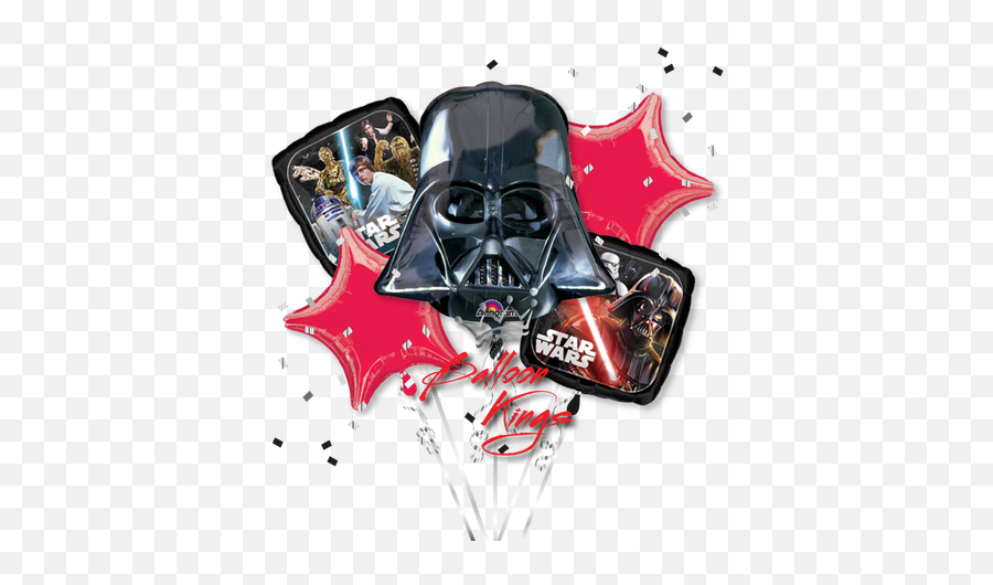 Darth Vader Helmet Black Balloon - Star Wars Png,Darth Vader Helmet Png