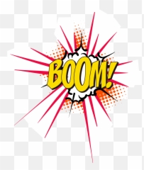 Download Transparent Explosion Clipart - Cartoon Explosion Boom Comic Cloud Png,Cartoon Explosion Png