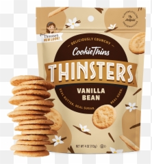 Thinsters Vanilla Bean Png Image - Thinsters Chocolate Chip Cookies,Vanilla Bean Png