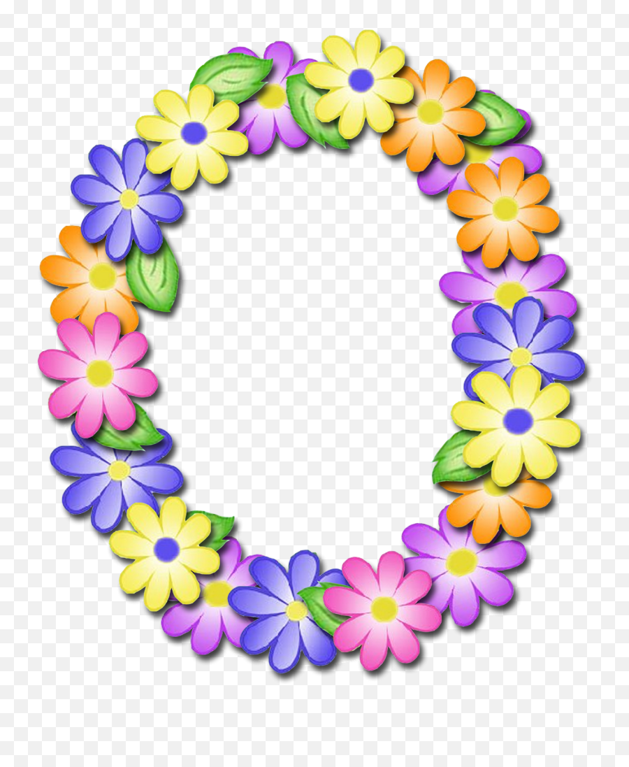 Alfabeto De Primavera Letras Em Png Muito Lindo - Flower Pattern Letter Png,O Png