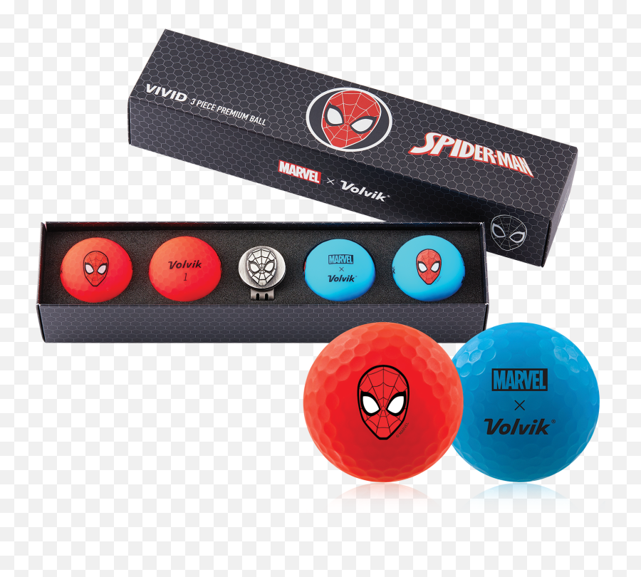 Super Hero Ball Series From Volvik - The Golf Wire Volvik Marvel Golf Balls Png,Golf Ball Transparent