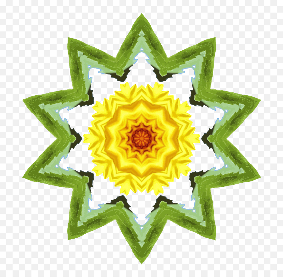 Download Free Png Sunflower Kaleidoscope 26 - Dlpngcom Clip Art,Kaleidoscope Png