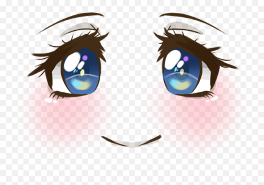 Anime Face Transparent Png Clipart - Transparent Background Anime Eyes Png,Facial Png