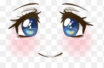 Anime Face Transparent Png Clipart - Transparent Background Anime Eyes Png,Facial Png