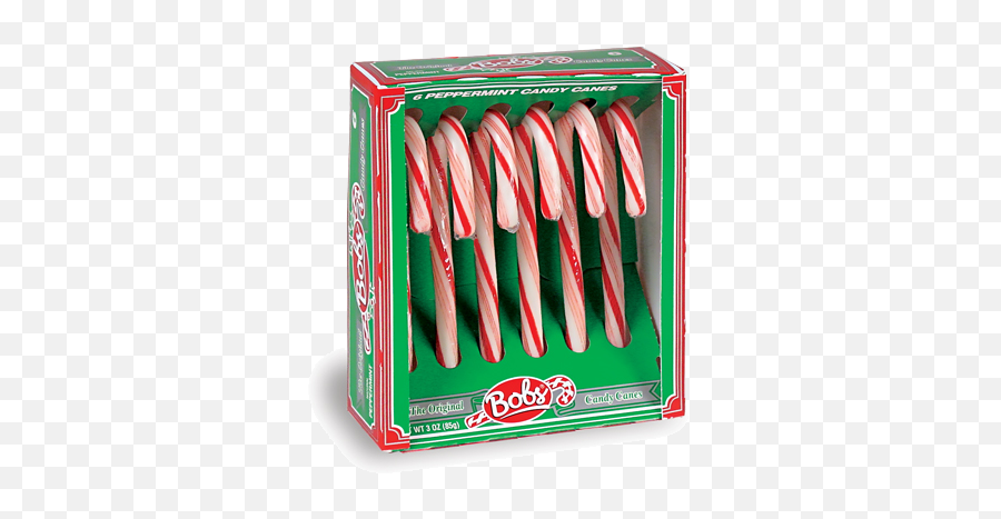 Download Bobu0027s Original Red U0026 White Candy Canes For Fresh - Candy Cane Box Png,Candy Canes Png