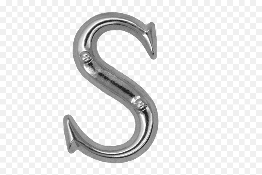 Letter S Pin Silver - Godertme Silver Letter S Png,Letter S Png