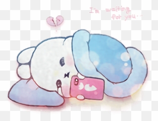 Download Bunny Kawaii Sad Sadness Inlove Rabbit - Cute Kawaii Drawing Of Rabbit png