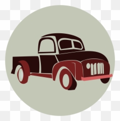 Pickup Truck Car Clip Art - Vintage Retro Png Download Clip Art,Pick Up Truck Png