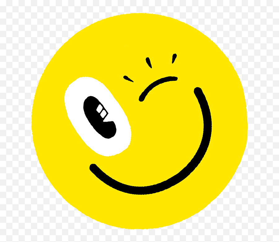 Download Wink Smiley Face Transparent - Happy Png,Happy Face Transparent