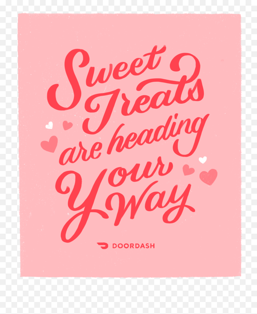 Send Sweet Treats To People You Love In - Girly Png,Doordash Png