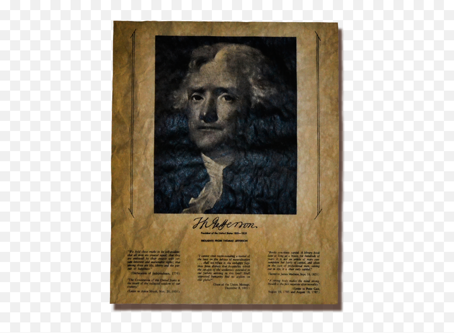 Thoughts From Thomas Jefferson 1125 - Hair Design Png,Thomas Jefferson Png