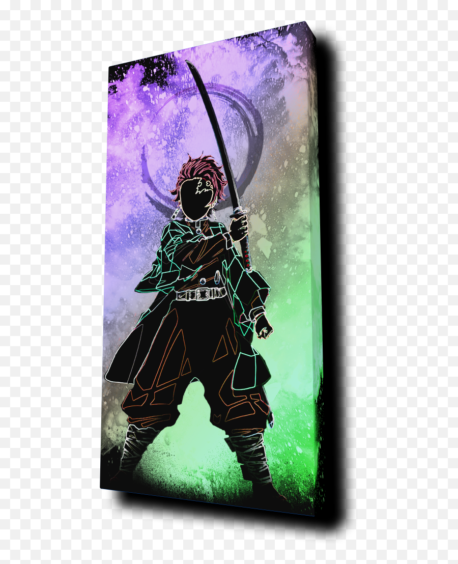 Soul Of The Demon Hunter By Donnie Art - 244 Portrait Acoustic Panel Demon Hunter Naruto Png,Demon Hunter Logo