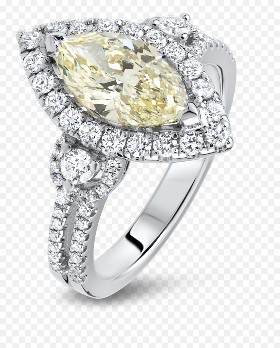 Download 18k Wg Marquis Diamond Engagement Ring - Ring Png Engagement Ring,Engagement Ring Png