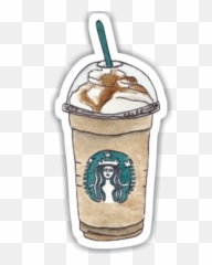 Download Coffee Iced Chocolate Hot Starbucks Emoji Clipart - Starbucks Cup Drawing Png,Frappuccino Png