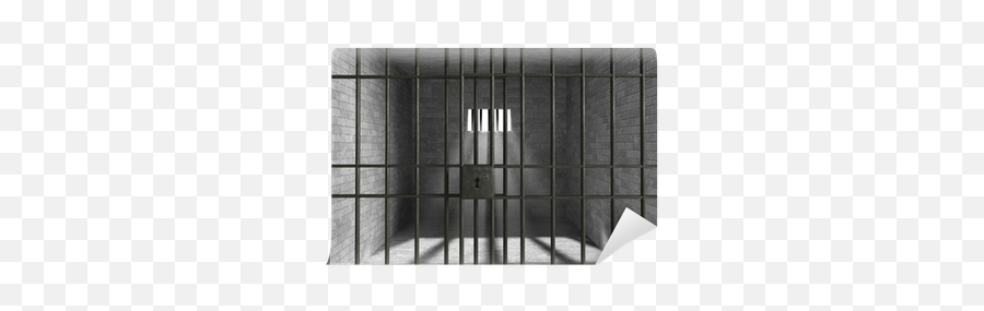 Old Grunge Prison Seen Through Jail Bars Wall Mural U2022 Pixers - We Live To Change Jail Bars Png,Transparent Jail Bars