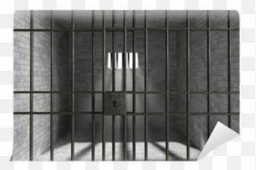 Old Grunge Prison Seen Through Jail Bars Wall Mural U2022 Pixers - We live to change png