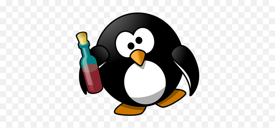 200 Free Tux U0026 Penguin Vectors - Pixabay Drunk Penguin Clipart Png,Tux Logo