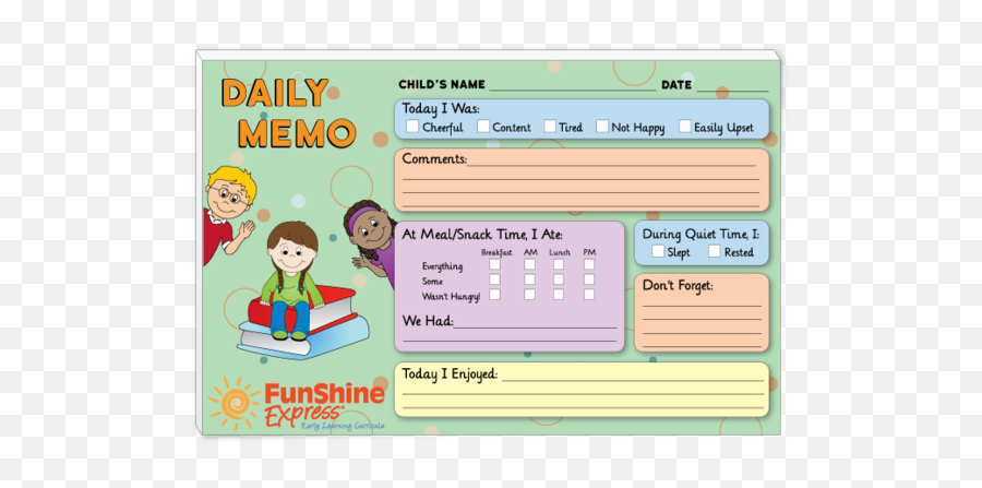 Daily Memo Parent Note Pad - Horizontal Png,Note Pad Png