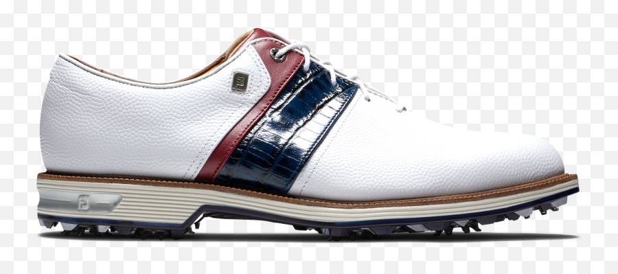 Classic Style Mens Spiked Golf Shoe - Footjoy Dryjoys Premiere Packard Png,Footjoy Mens Icon Saddle Golf Shoe Closeouts