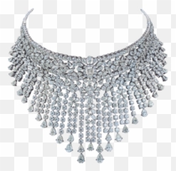 Bridal Beautiful Diamond Necklace - Kotawala New Delhi ID Png