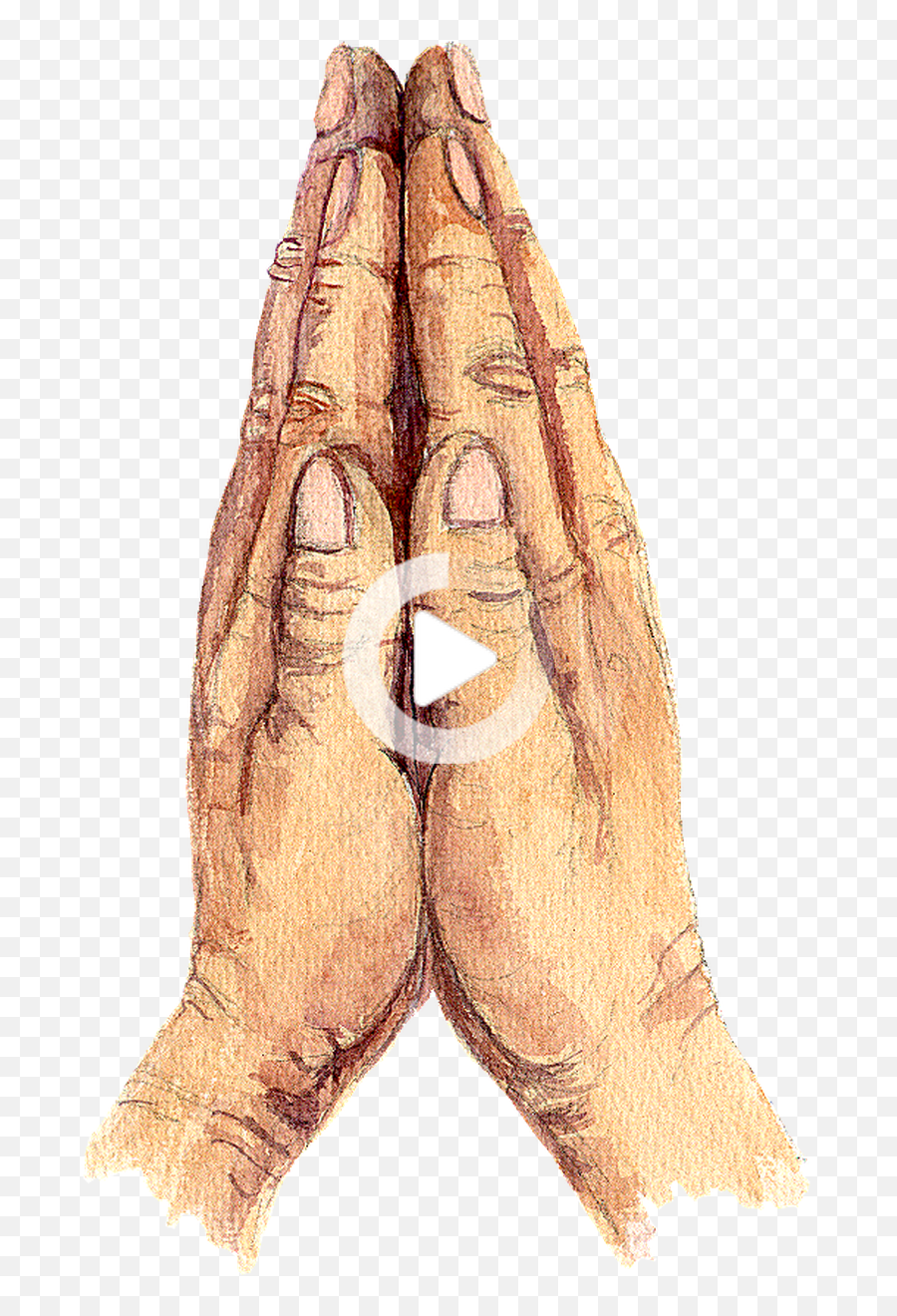 Library Of Praying Hands And Cross Banner Black White - Hands In Water Color Png,Blood Hand Png