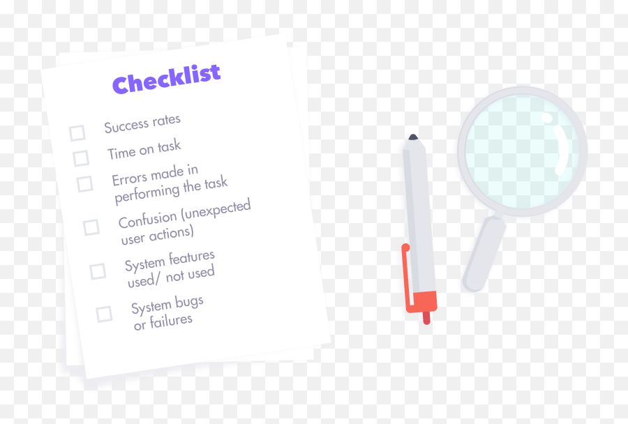 How To Perform Usability Testing - Usability Pre Test Checklist Png,Usability Testing Icon