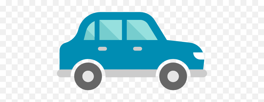 Electric Vehicle Icon - Car Flat Icon Png,Blue Car Png