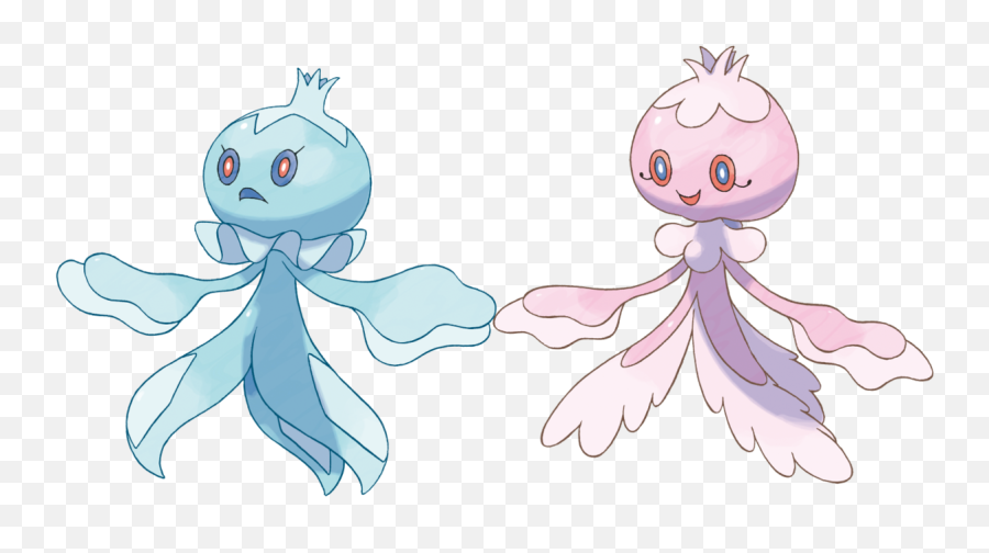 Male Version Of This Pokemon Is Blue And Mean Female - Frillish Pokemon Sword Png,Female Gender Icon Pink