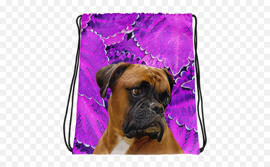 Download Drawstring Bag With Boxer Dog Design - Am Boxer Boxer Png,Composition Notebook Png