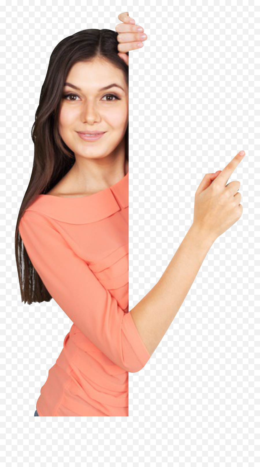 Girl - Woman Pointing Finger Png,Pointing Finger Png
