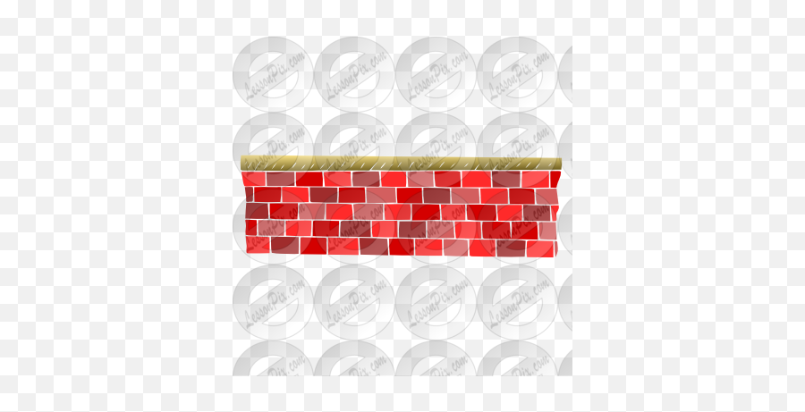 Brick Wall Stencil For Classroom Therapy Use - Great Brick Brickwork Png,Brick Wall Png