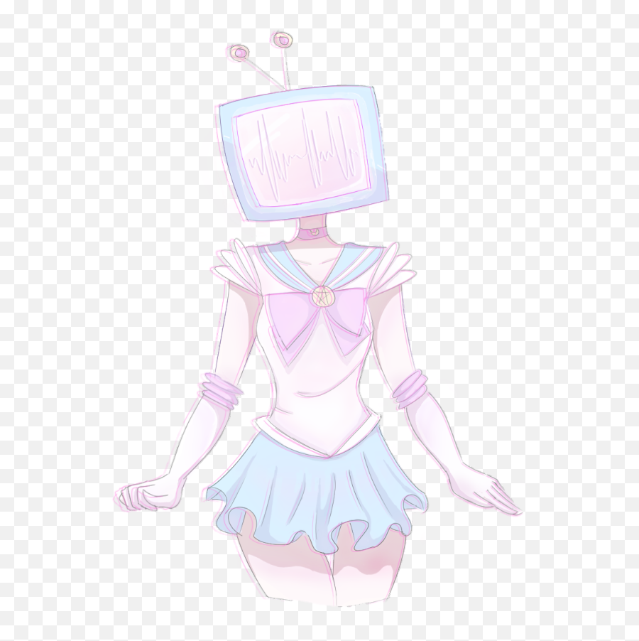 Tv Sticker Challenge - Girly Png,Sailor Uniform Icon Tumblr