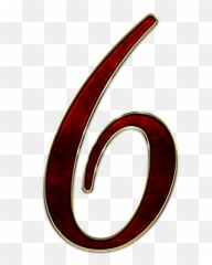 Number 6 Six - Gambar Nomor 6 Png,Number 6 Png