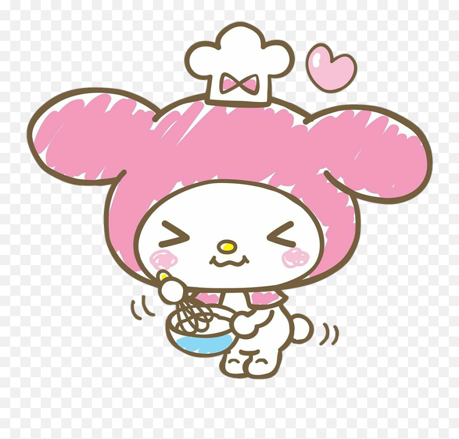 Download Cute Colorful Watercolor - Sanrio My Melody Cute Png,My Melody Transparent